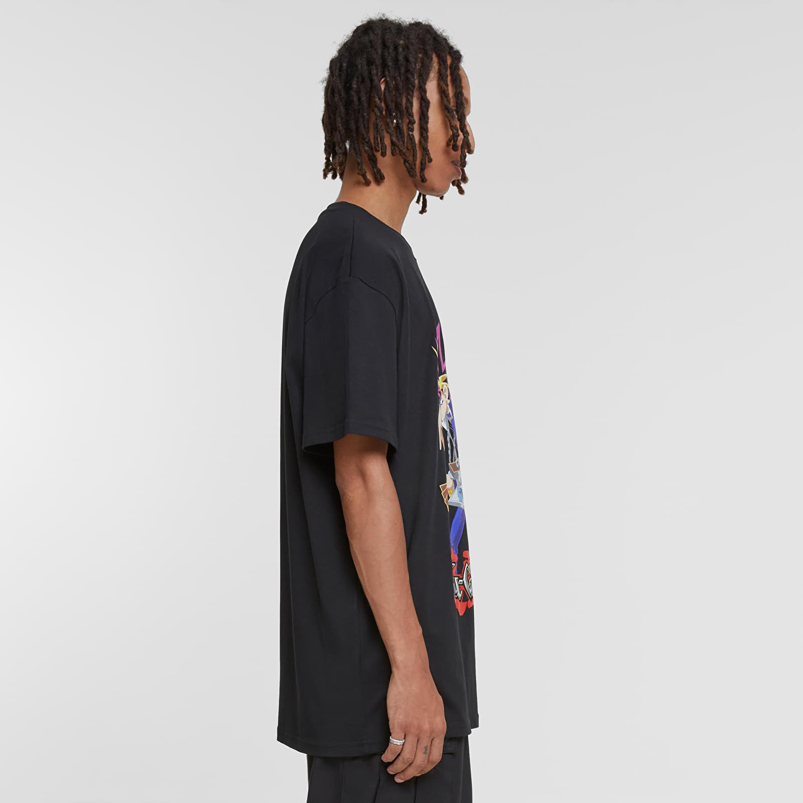 T-shirts Urban Classics Yu-Ghi-Oh Duell Heavy Oversize Tee Black