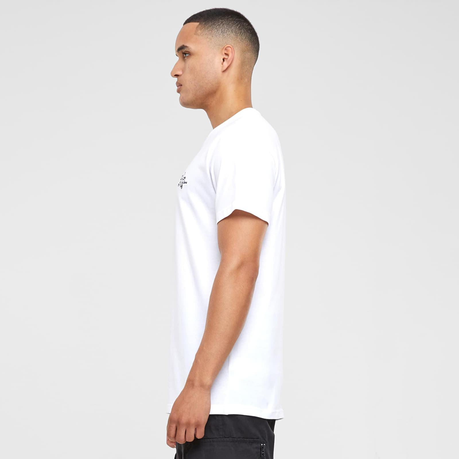 T-shirts Urban Classics Penne Va Bene Tee EMB White