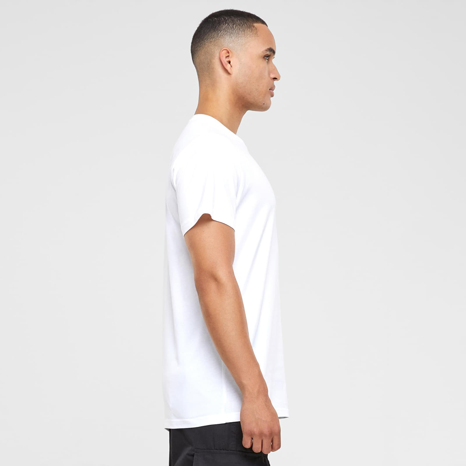 T-shirts Urban Classics Penne Va Bene Tee EMB White