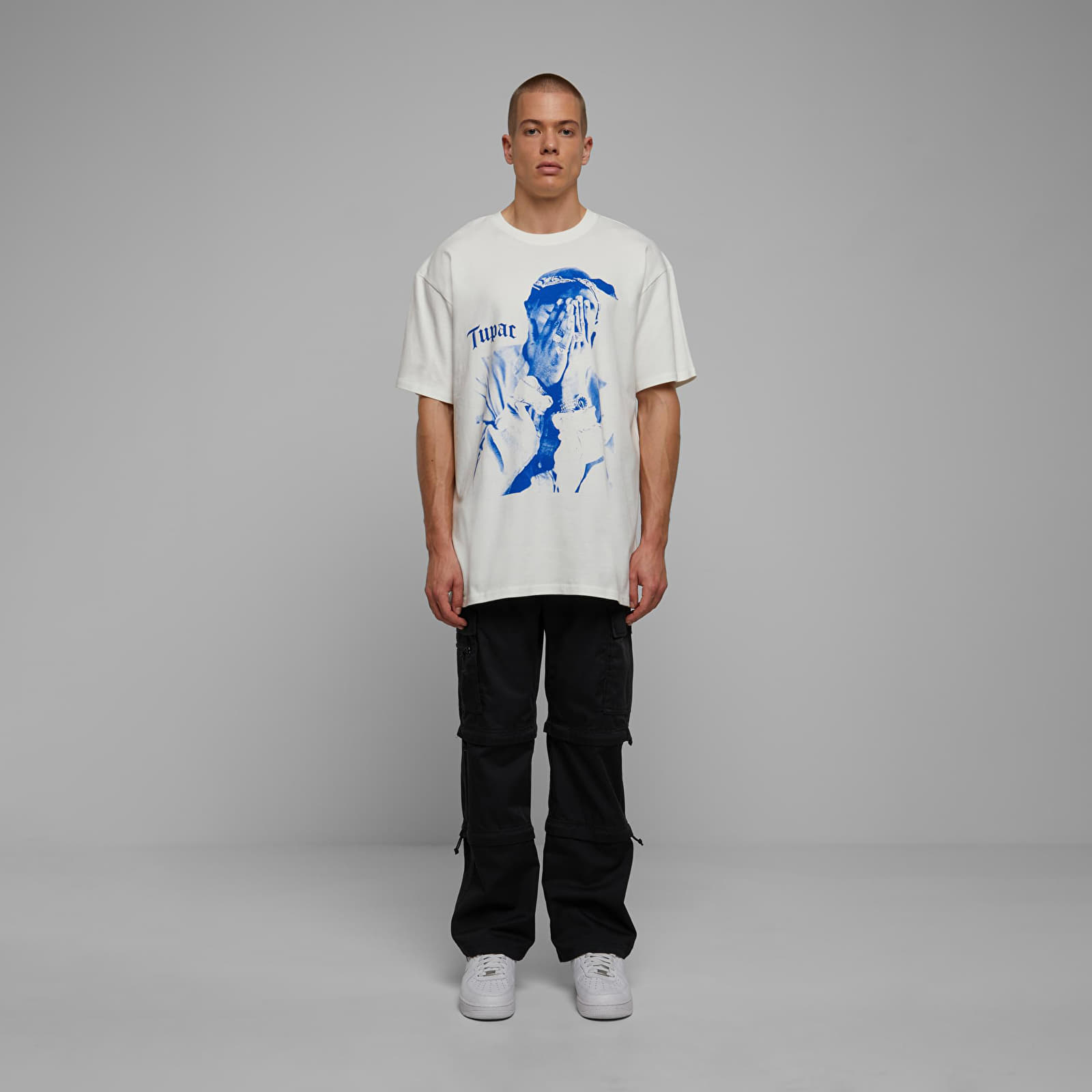Trička Urban Classics 2Pac Me Against the World Oversize Tee Ready For Dye