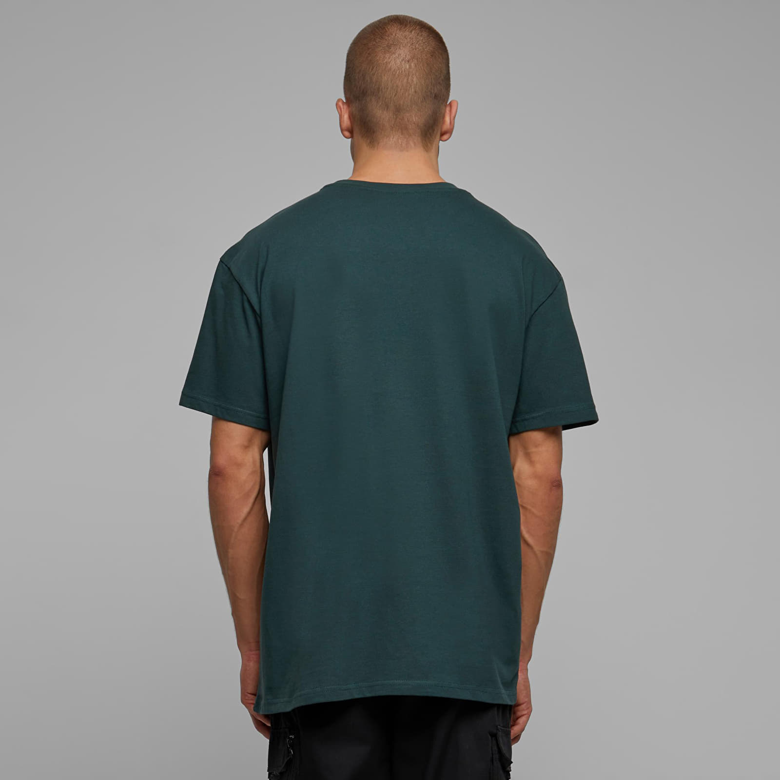 Magliette Urban Classics Upscale Magazine Oversize Tee Bottle Green