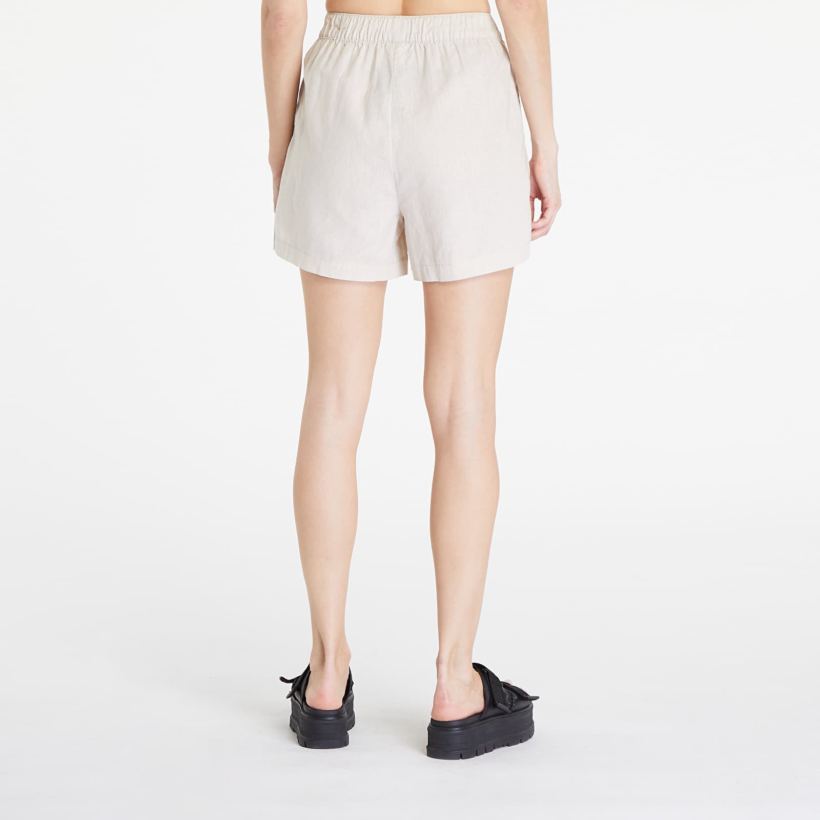 Pantalones cortos Urban Classics Ladies Linen Mixed Boxer Shorts Soft Seagrass