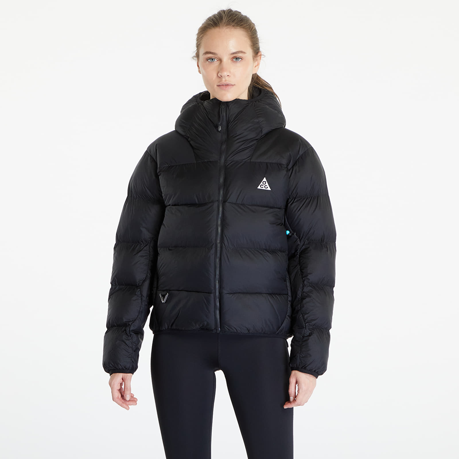 Women's nike black puffer jacket outlet