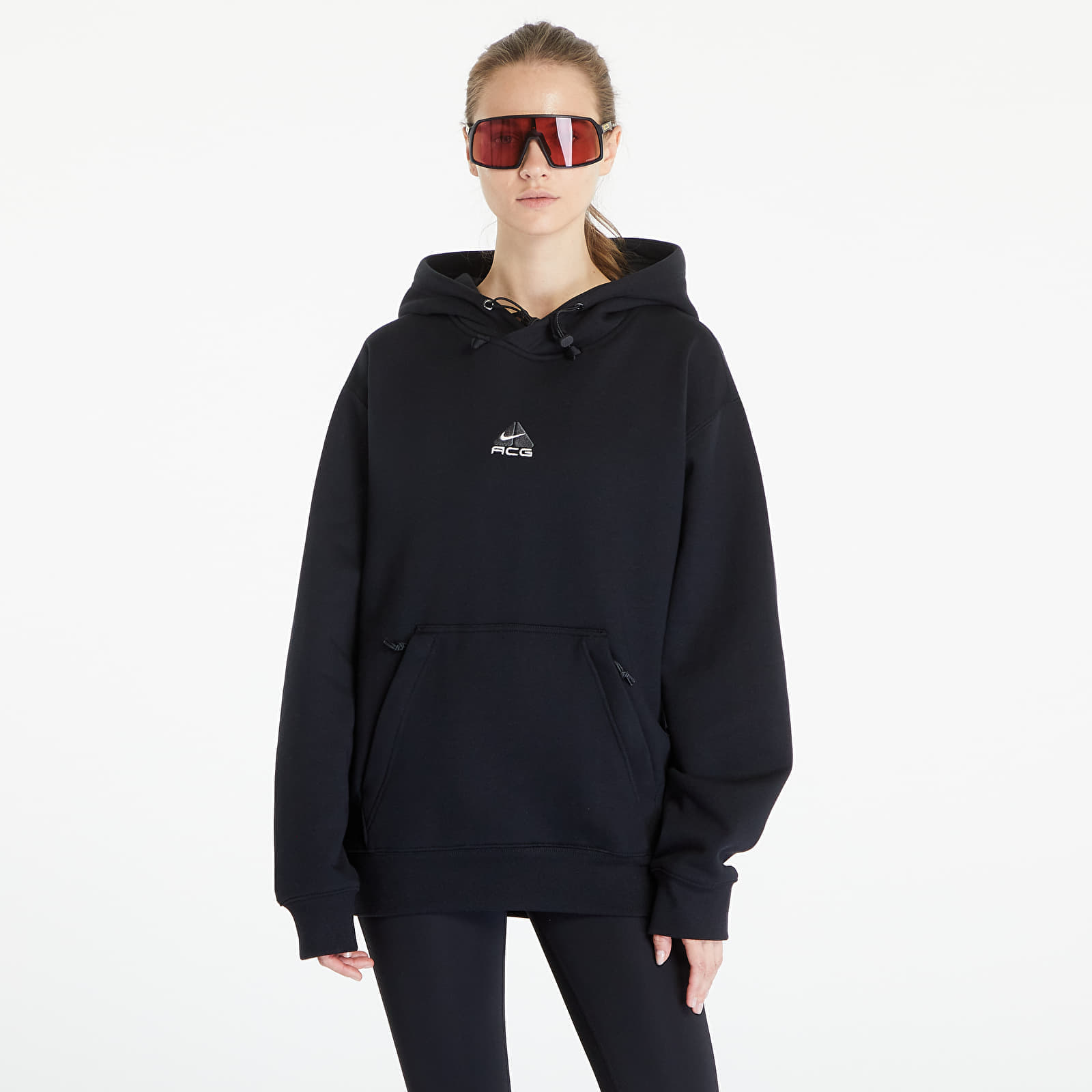 Hanorac Nike ACG Therma-FIT Fleece Pullover Hoodie UNISEX Black/ Anthracite/ Summit White - 1 | YEO