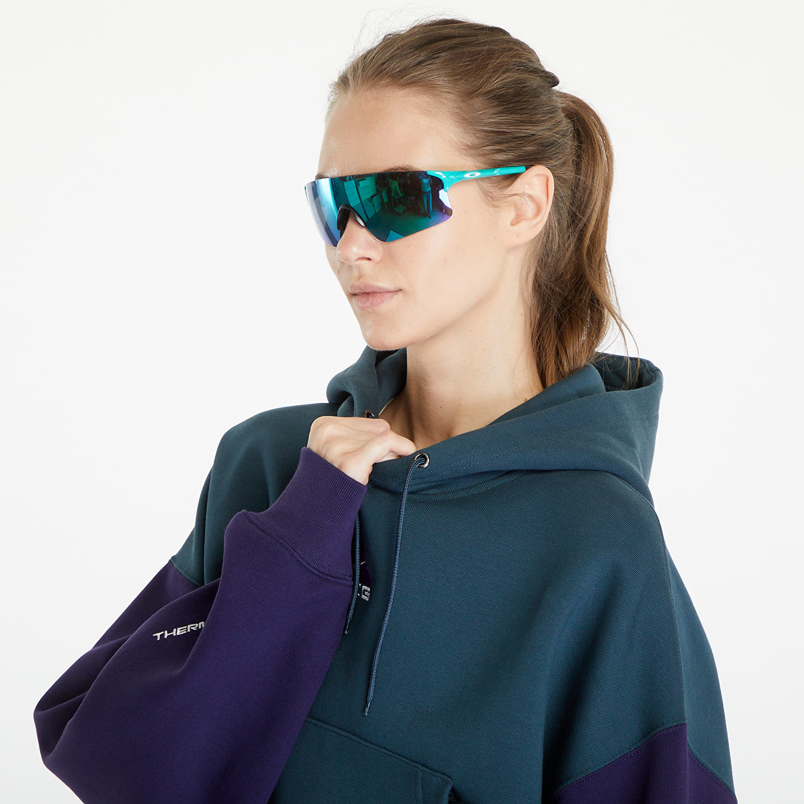 Hoodies and sweatshirts Nike ACG Therma-FIT Women's "Tuff Knit" Fleece Hoodie Deep Jungle/ Purple Ink/ Summit White