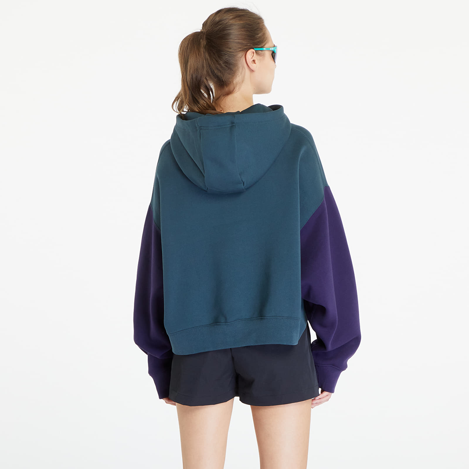 Hoodies and sweatshirts Nike ACG Therma-FIT Women's "Tuff Knit" Fleece Hoodie Deep Jungle/ Purple Ink/ Summit White