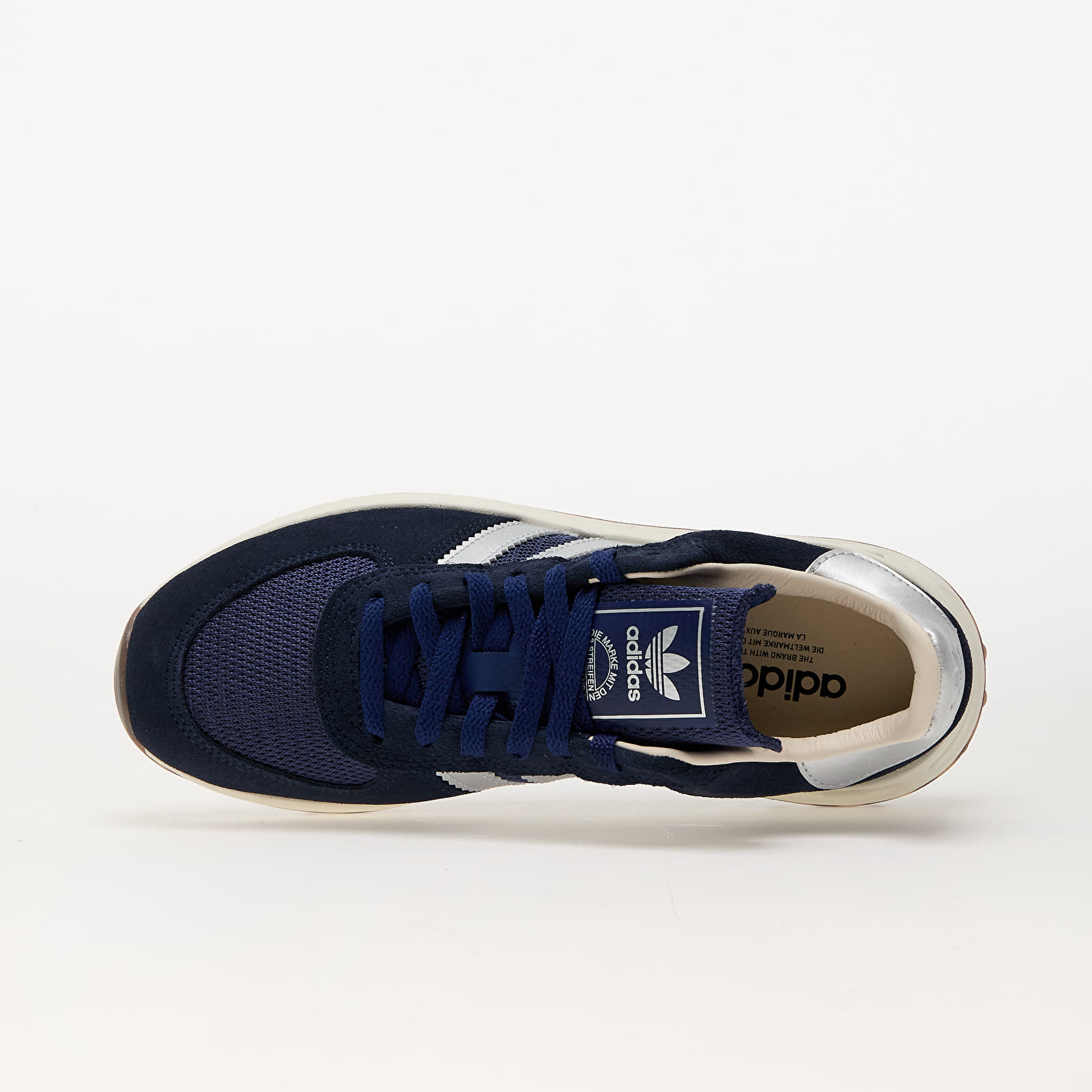 Men's sneakers and shoes adidas La Trainer Lux Night Indigo/ Silver Metallic/ Dark Blue