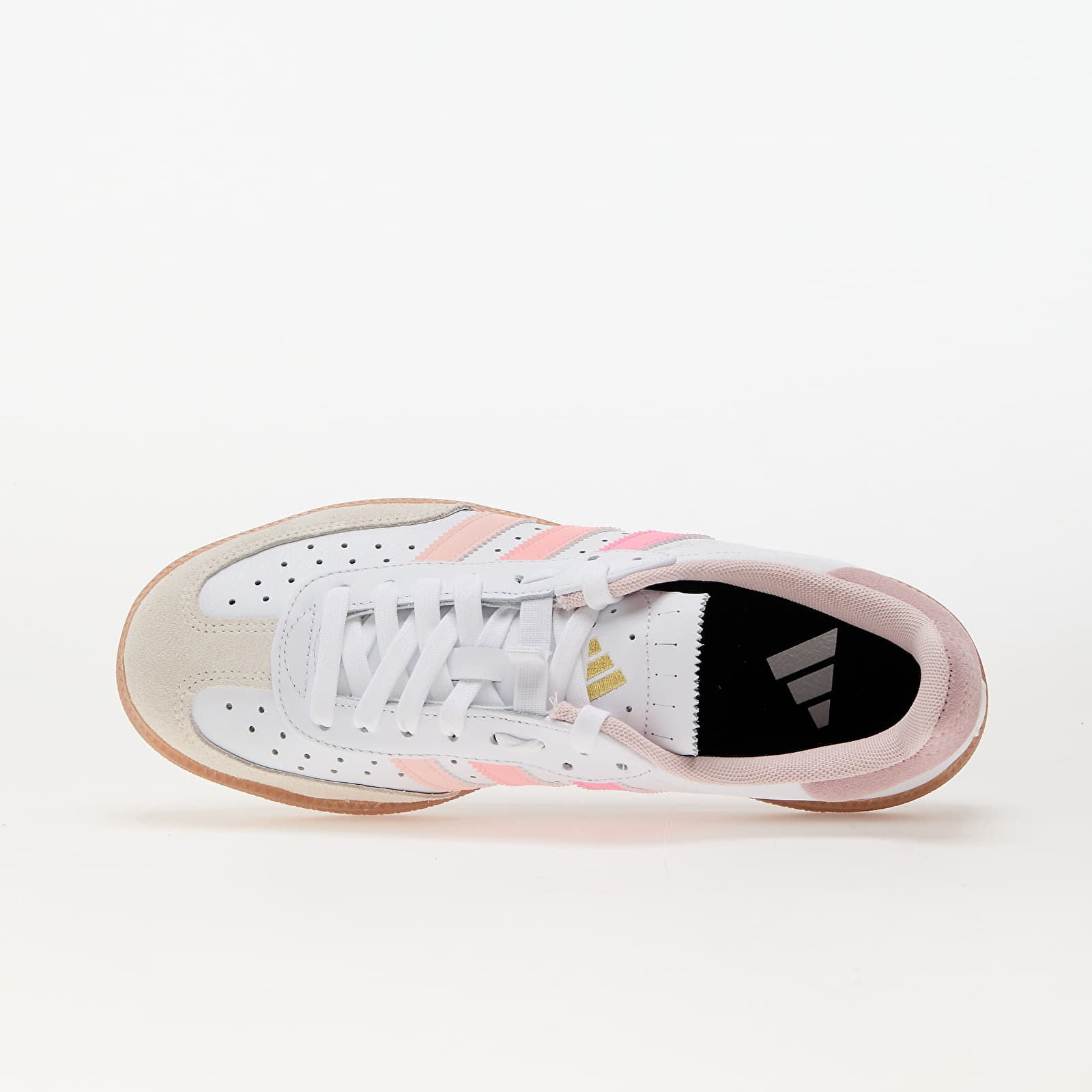 Vīriešu čības un apavi adidas Velosamba Leather Ftw White/ Sanpin/ Gold Metallic