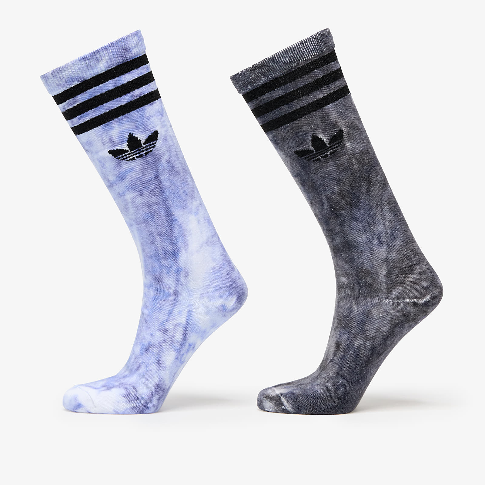 Men's socks adidas Tie Dye Crew Socks 2-Pack Black