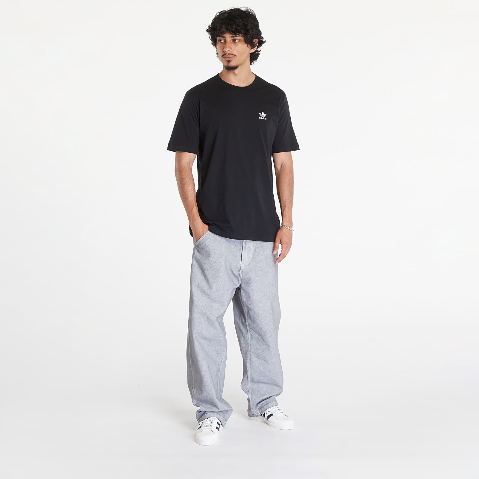 Pánská trička adidas Trefoil Essentials Tee Black