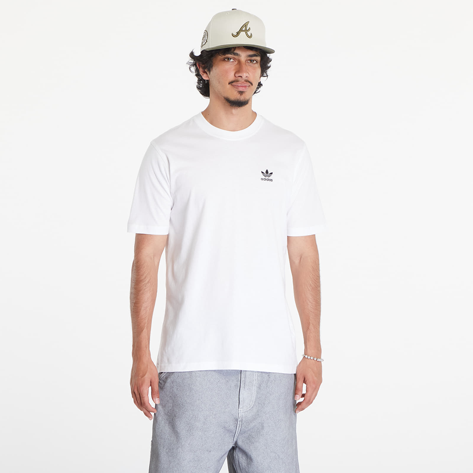 Tricouri bărbați adidas Trefoil Essentials Tee White