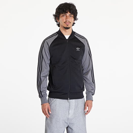 adidas Sst Track Top Black/ Grey Four