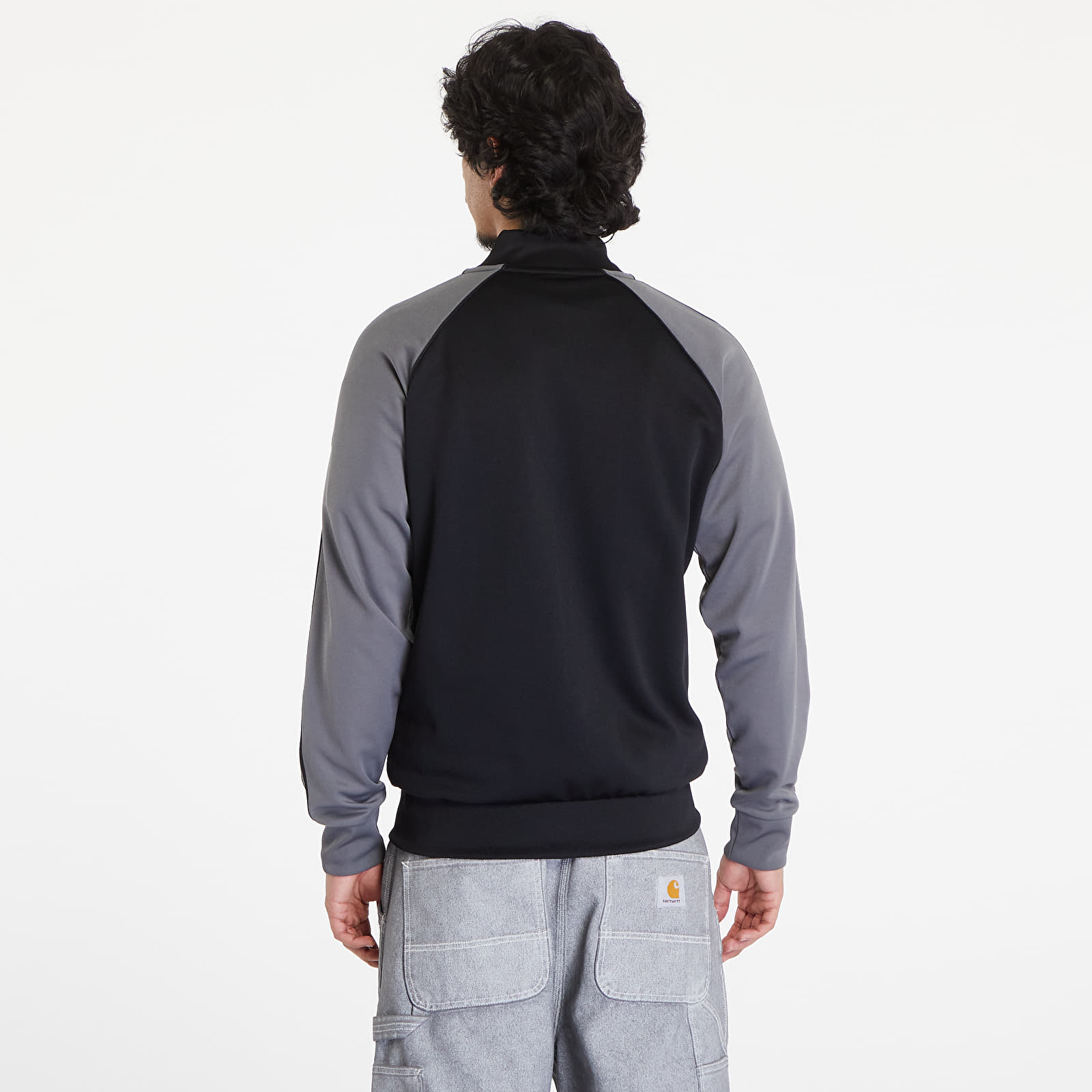 Heren sweatshirts adidas Sst Track Top Black/ Grey Four