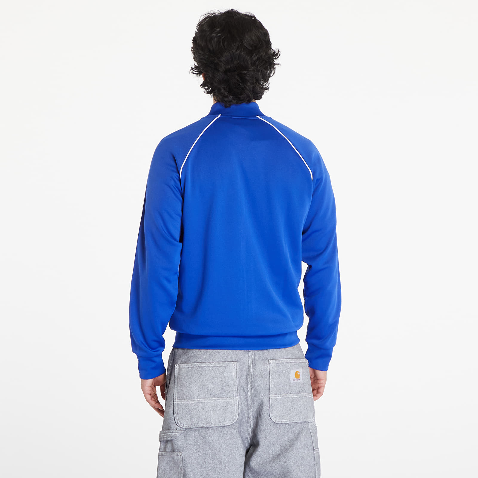 Men's sweatshirts adidas Sst Track Top Semi Lucid Blue
