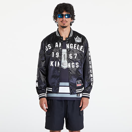 Jachetă Mitchell & Ness NHL Dune Royal Jacket Los Angeles Kings Black