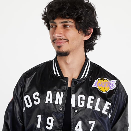 Jackets Mitchell Ness NBA Dune Royal Jacket Los Angeles Lakers Black Queens