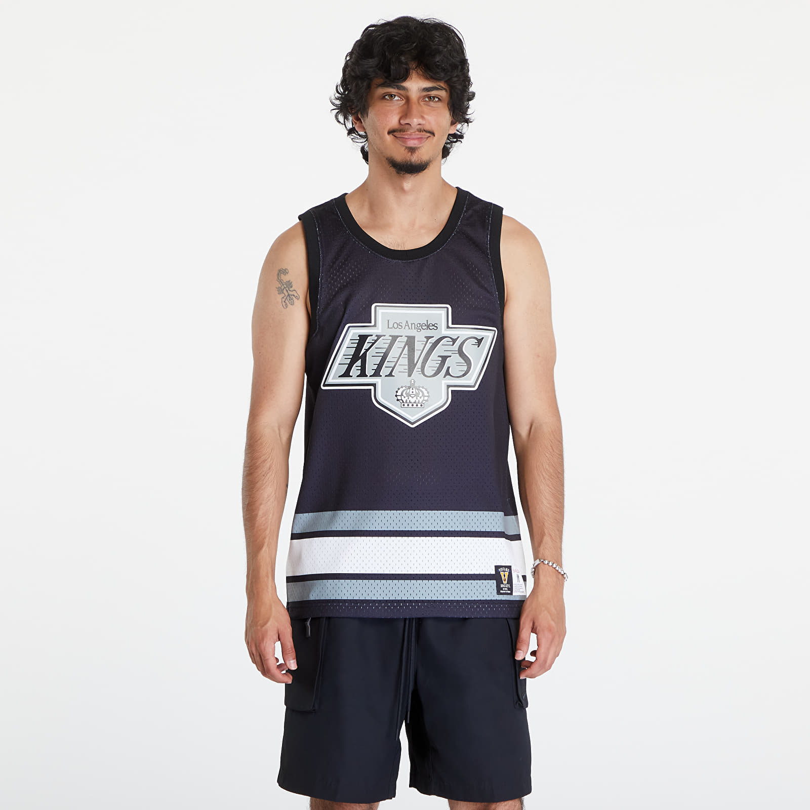 Trøjer Mitchell & Ness NHL Jersey Logo Tank Vintage Logo Los Angeles Kings Black