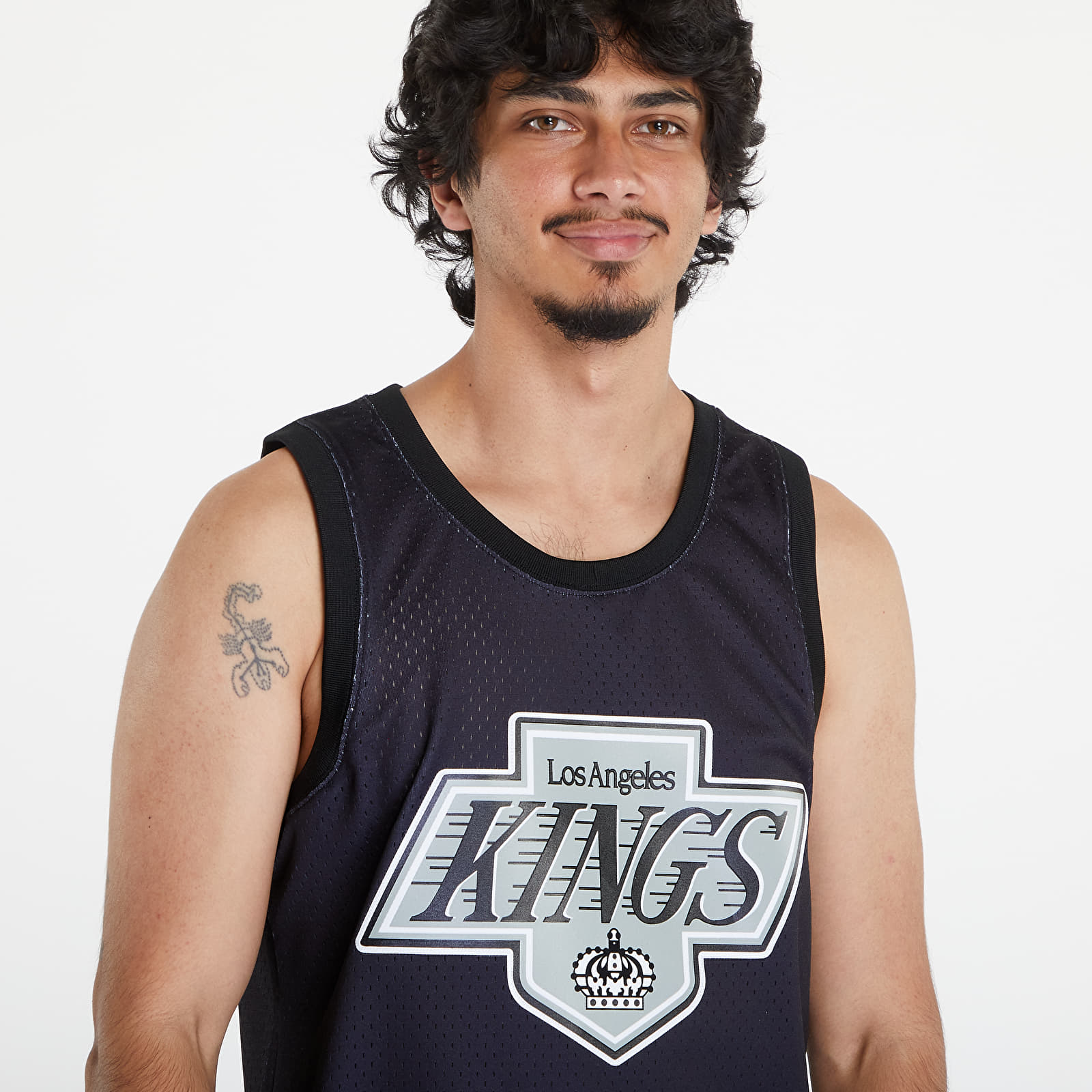 Trøjer Mitchell & Ness NHL Jersey Logo Tank Vintage Logo Los Angeles Kings Black