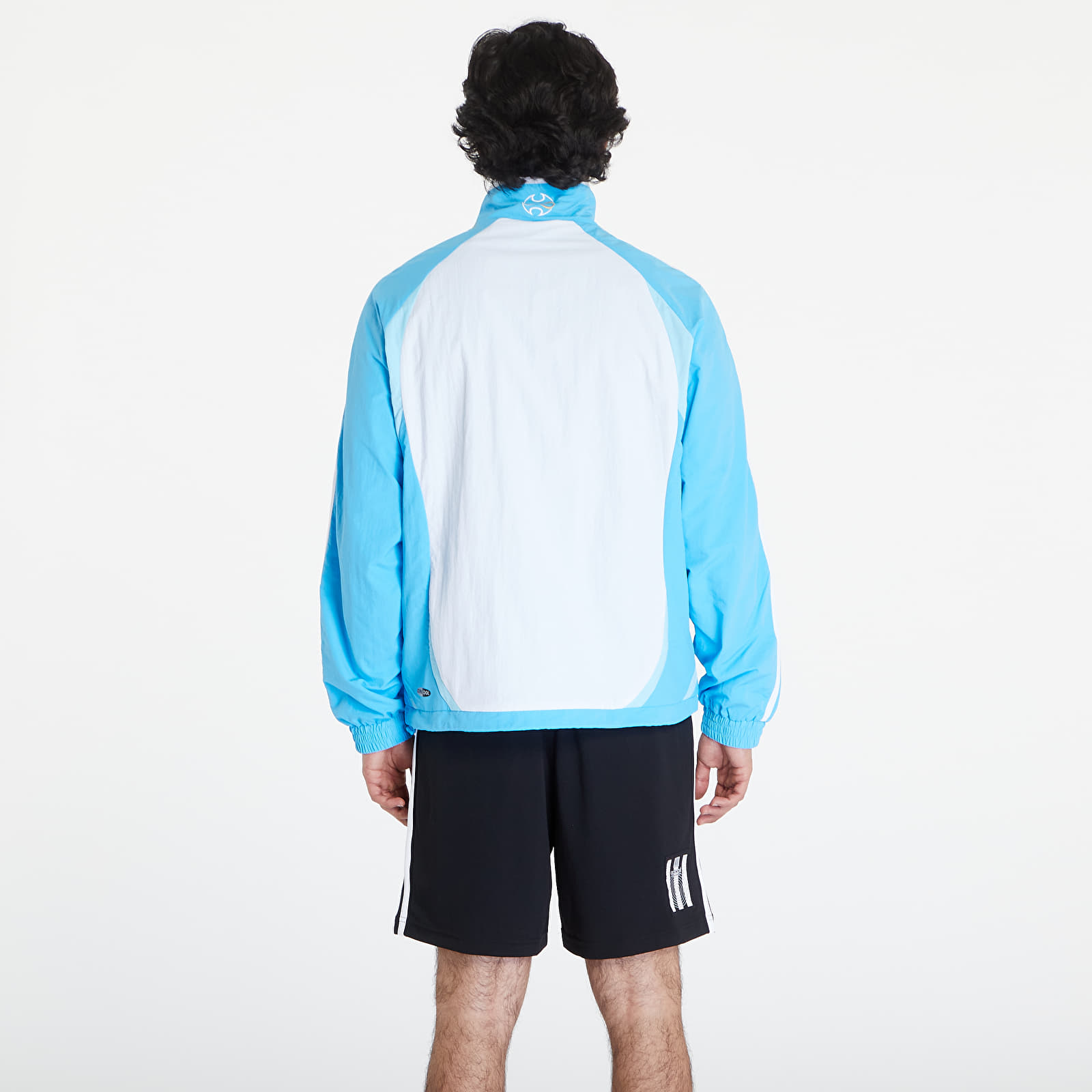 Kurtki męskie adidas x NTS Radio Allover Tracktop Sky Rush