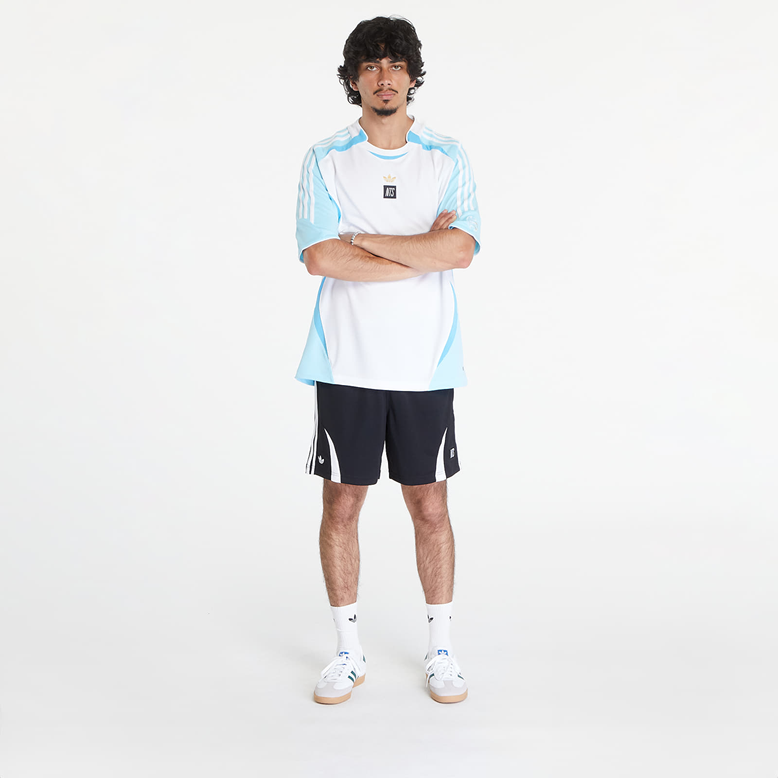 Camisetas adidas x NTS Radio Jersey Bliss blue