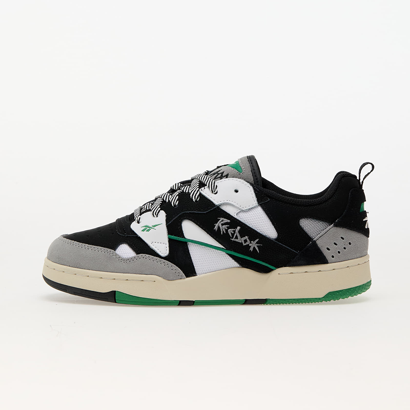 Pánské tenisky a boty Reebok BB4000 II ‘96 Black/ White/ Glen Green