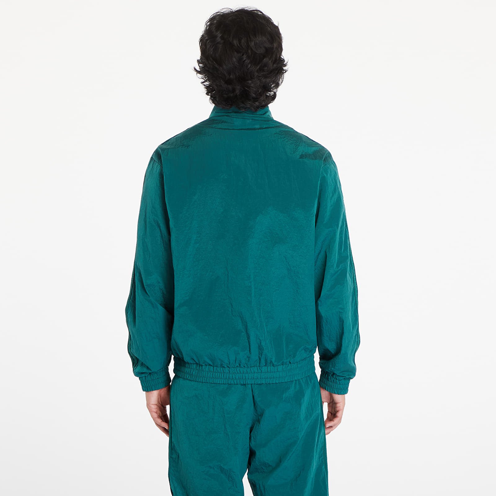 Pánské bundy adidas 80S Woven Tracktop Collegiate Green