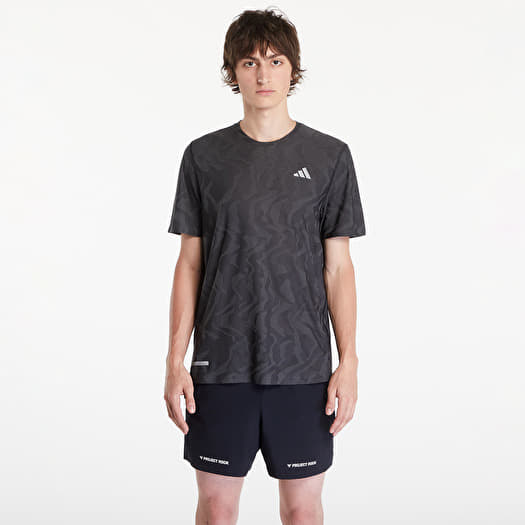 Magliette da uomo adidas Ultimate HEAT.RDY Egineerrd Running Tee Black Queens