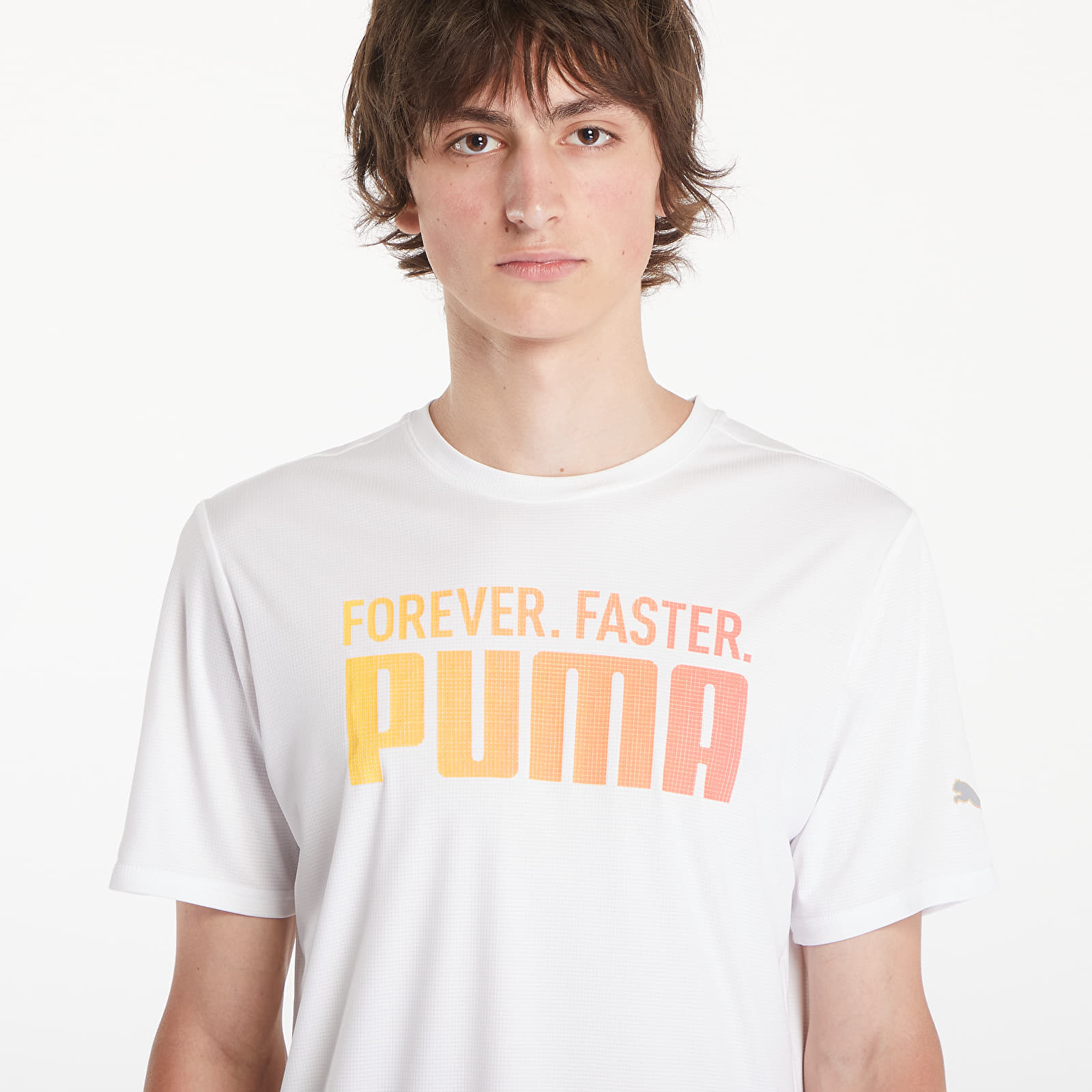 Moške majice PUMA Run Favorties Forever Faster Tee M White