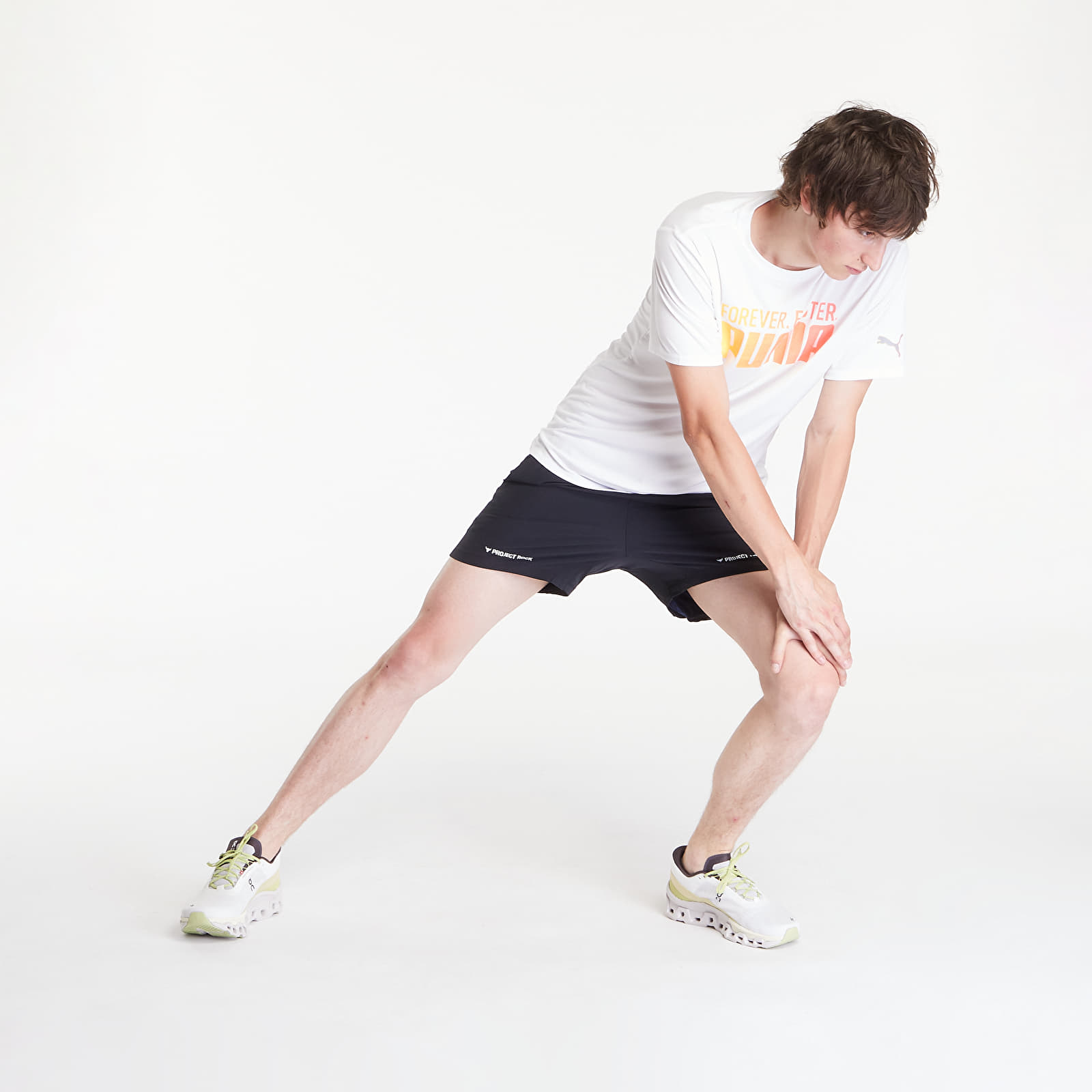 Moške majice PUMA Run Favorties Forever Faster Tee M White
