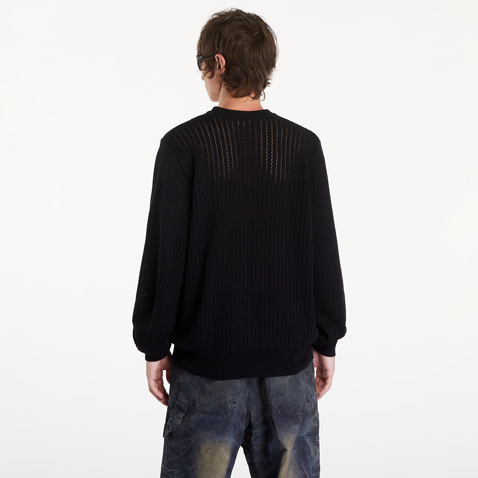 Jerséis para hombre Carhartt WIP Calen Sweater UNISEX Black