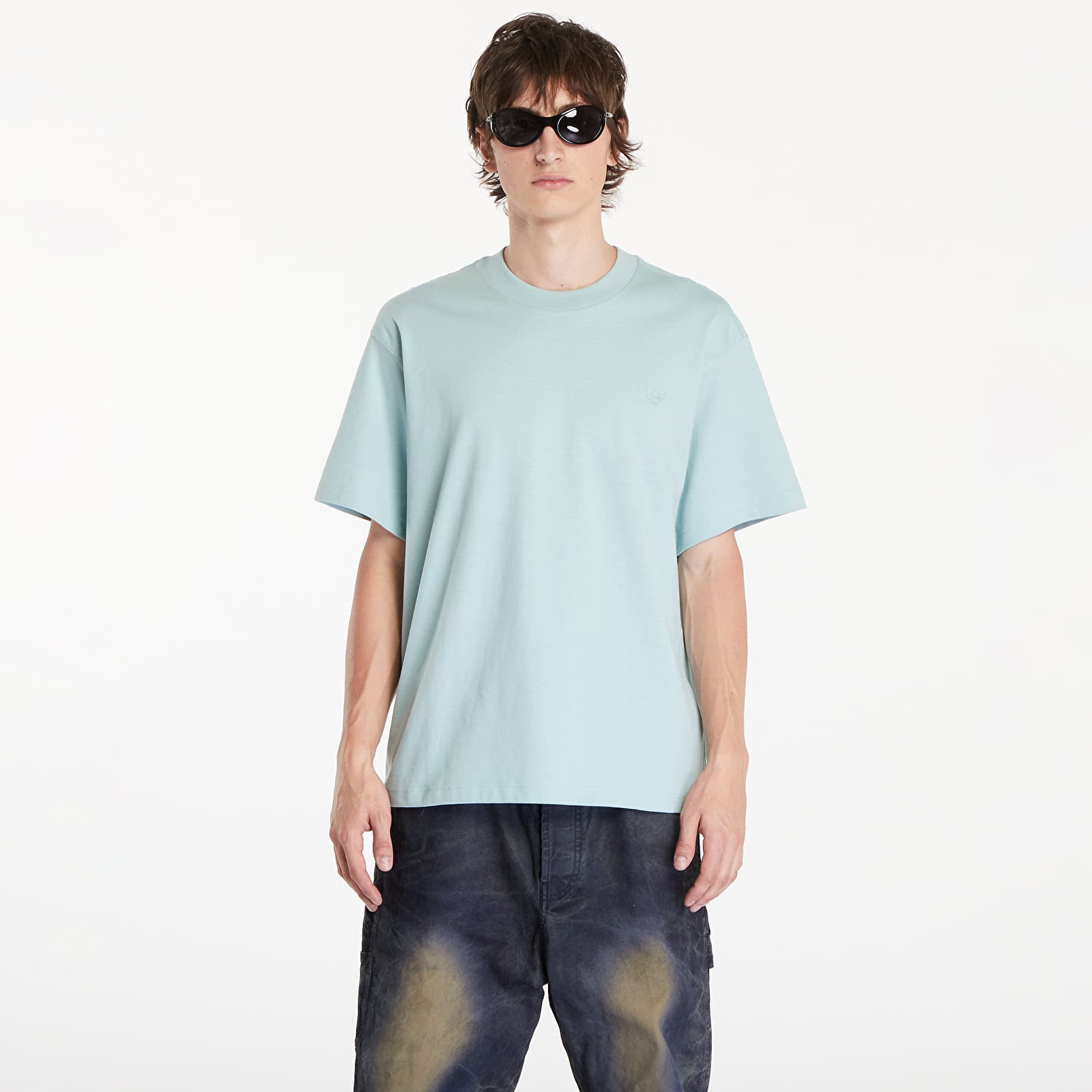 Majice T-shirt adidas Premium Essentials Tee Hazy Green