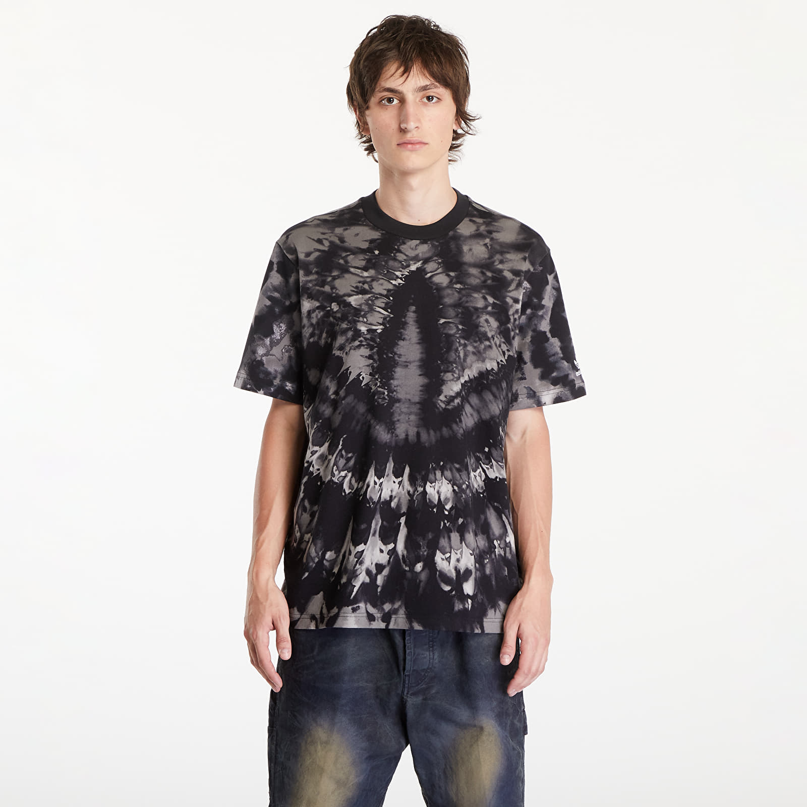 Men's T-shirts adidas Tie-Dyed Short Sleeve 2 Tee Black