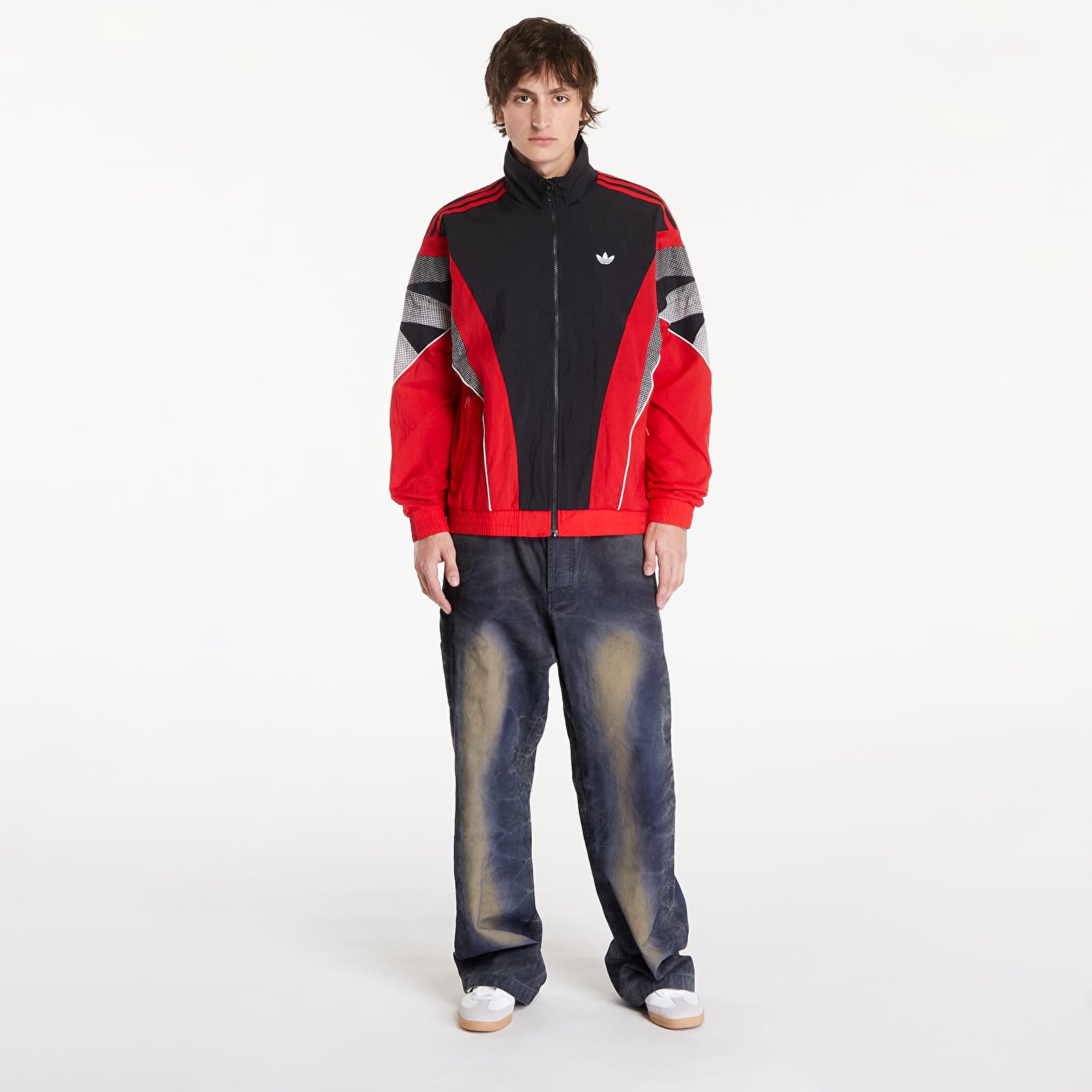 Chaquetas de hombre adidas Premium Track Top Better Scarlet/ Black