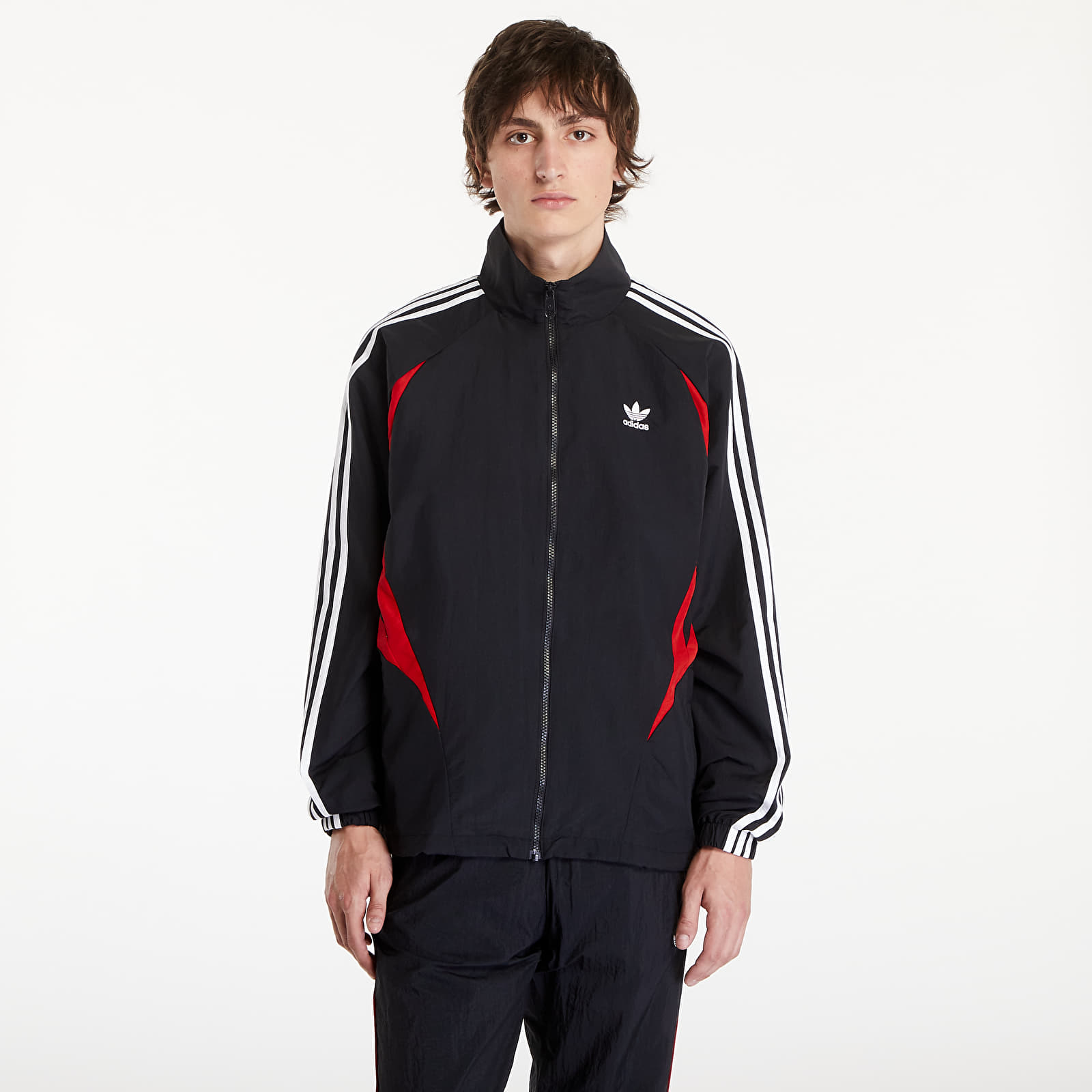 Men's jackets adidas Archive Track Top Black/ Better Scarlet