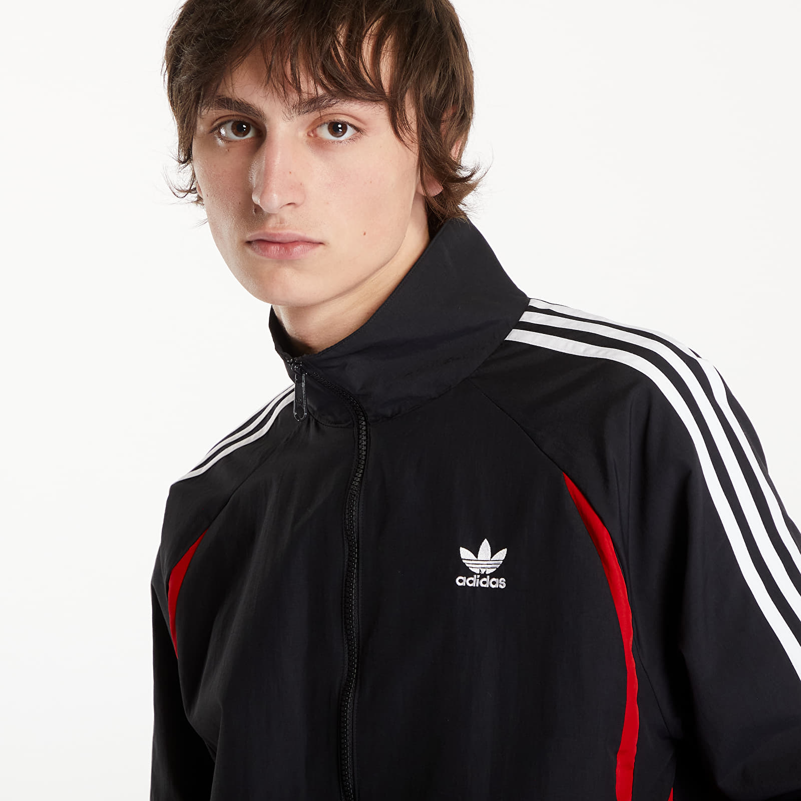 Men's jackets adidas Archive Track Top Black/ Better Scarlet