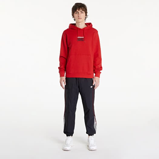 Adidas hoodie heren rood online