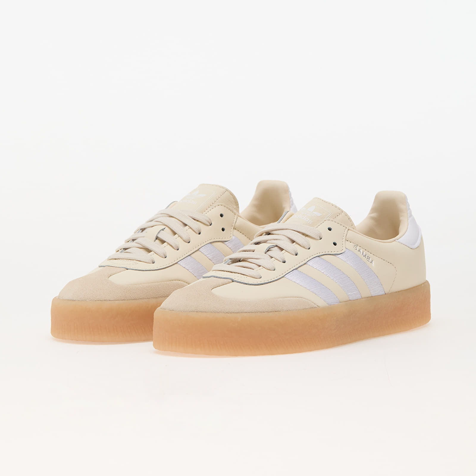 Women's sneakers and shoes adidas Sambae W Wonder White/ Ftw White/ Silver Metallic