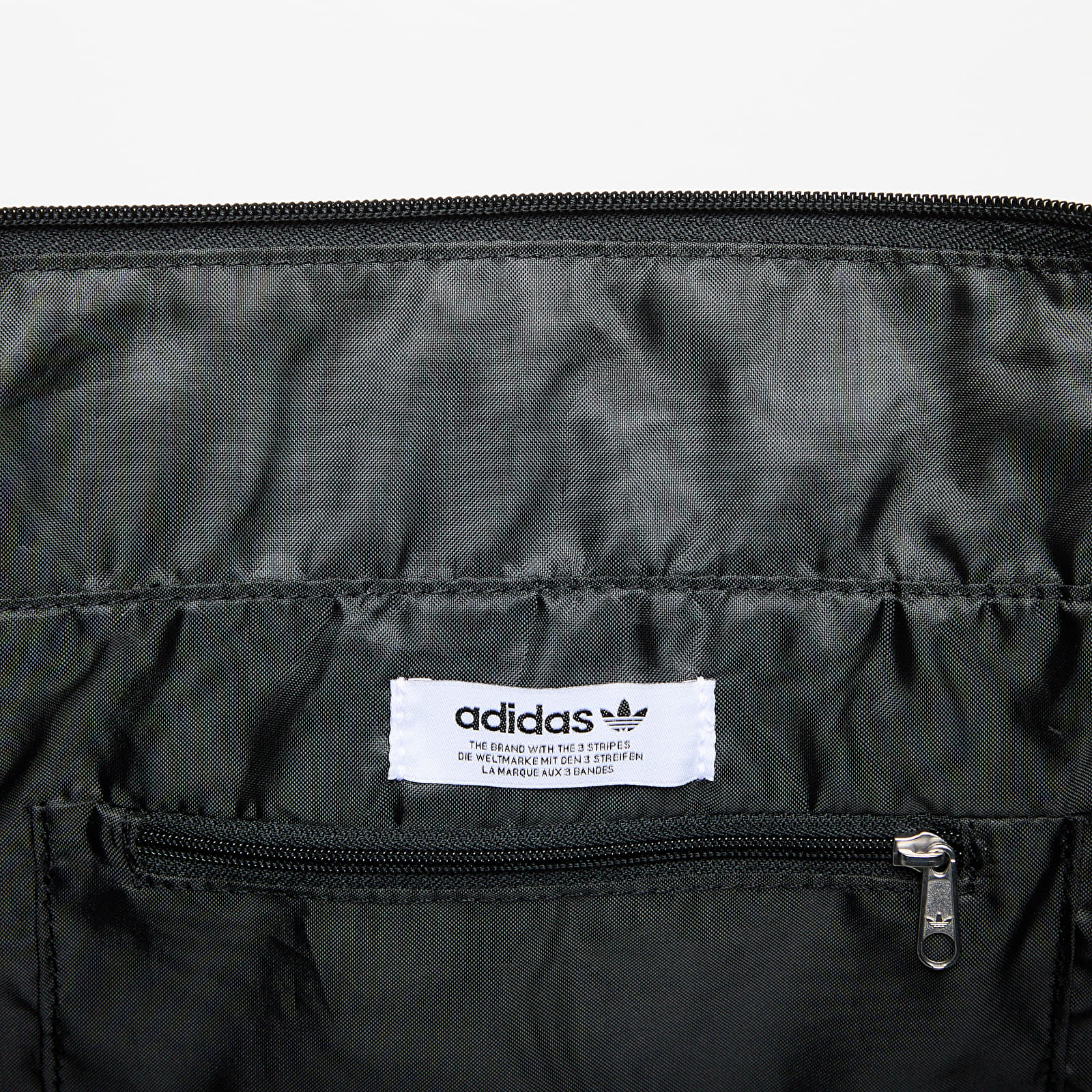 Einkaufstaschen mit Schulterriemen adidas Shopper Bag Black/ Reflective Silver