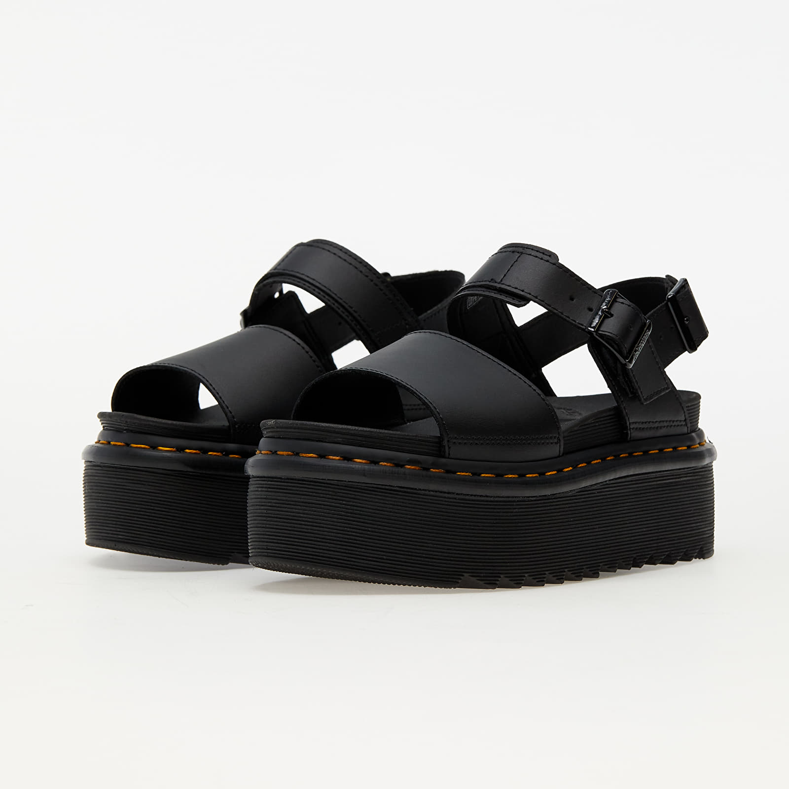 Dámske tenisky a obuv Dr. Martens Voss Quad black hydro leather