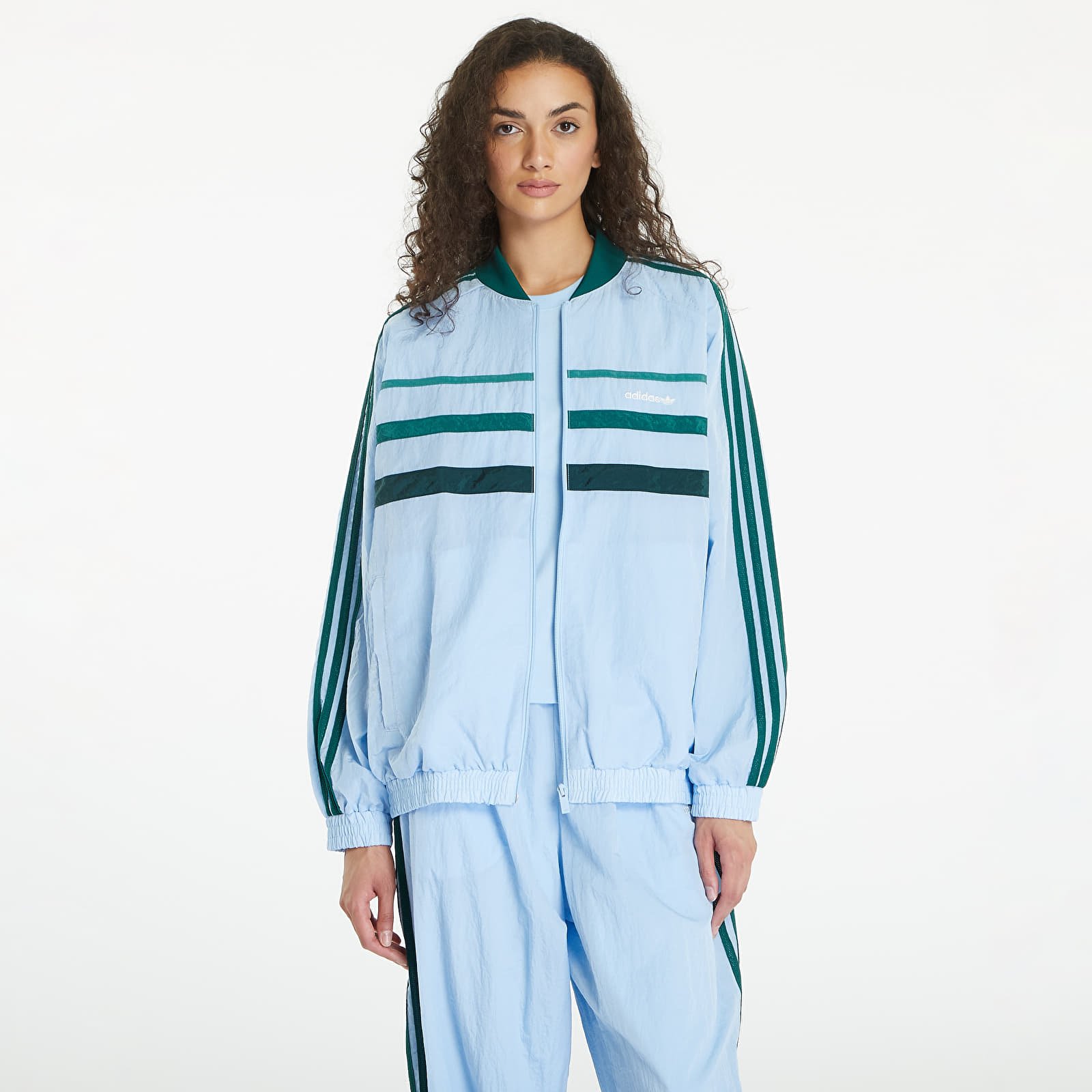 Women's jackets adidas '80S Track Top Clear Sky