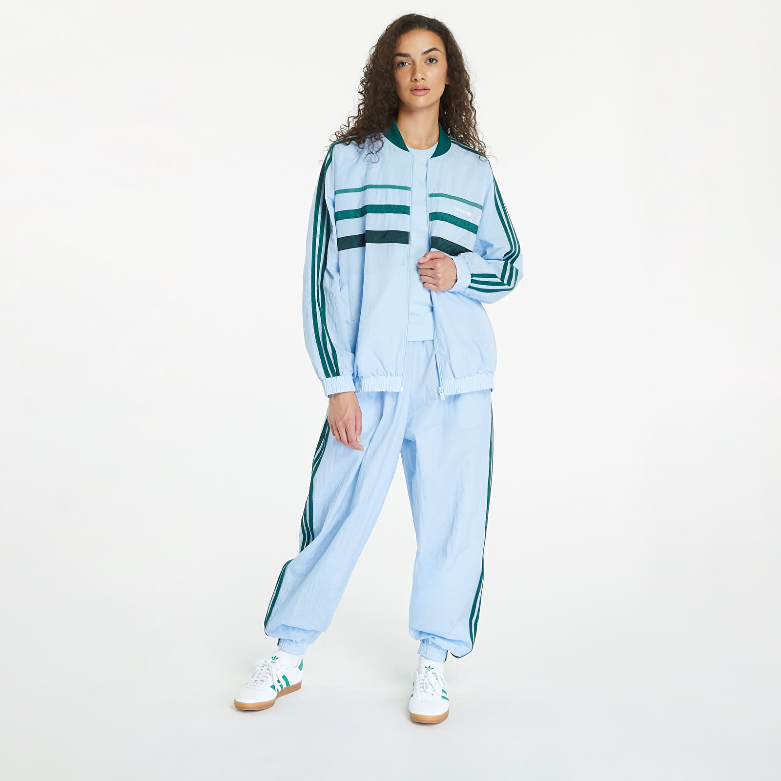 Women's jackets adidas '80S Track Top Clear Sky