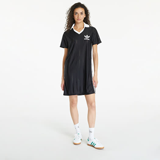 Dresses adidas Adicolor 3 Stripes Pinstripe Dress Black Queens