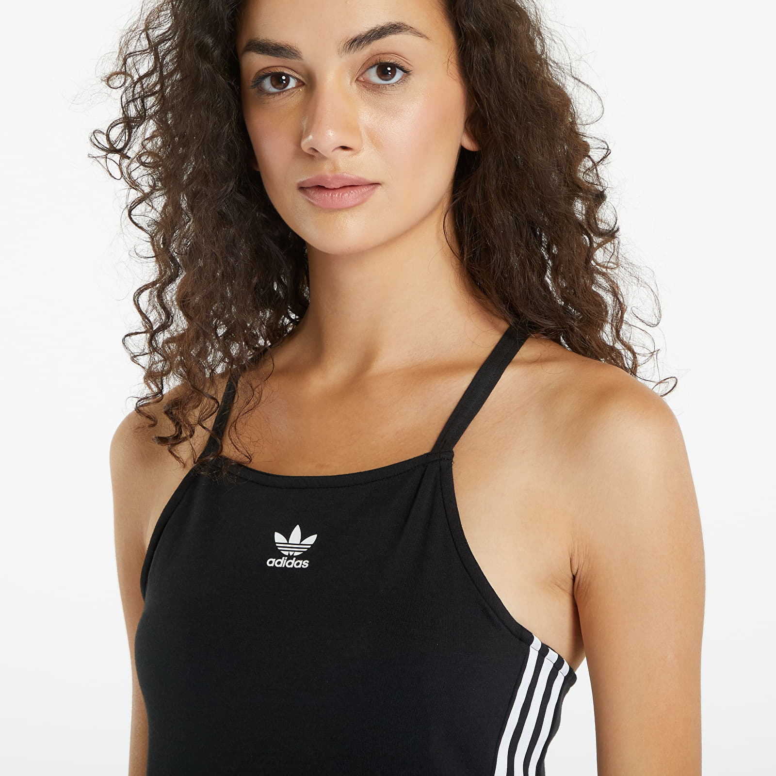Dresses adidas 3 Stripe Dress Maxi Black
