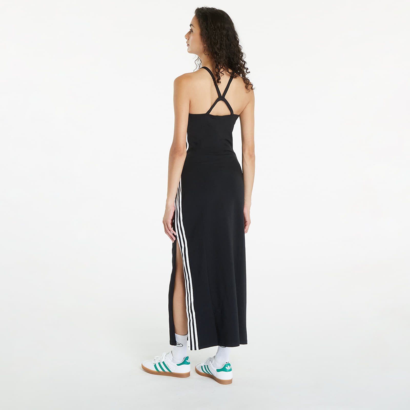 Dresses adidas 3 Stripe Dress Maxi Black