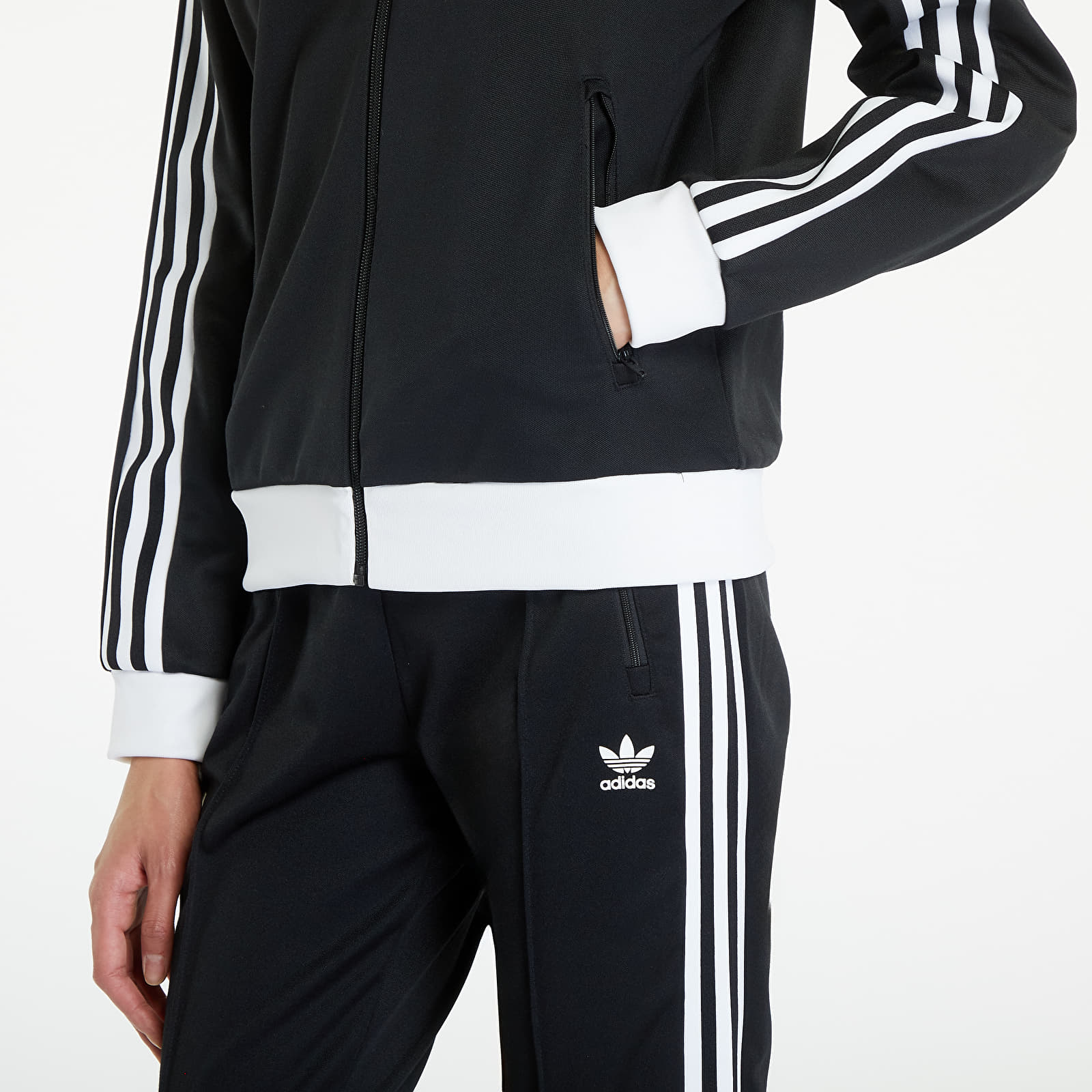 Sudaderas de mujer adidas Beckenbauer Track Top Black