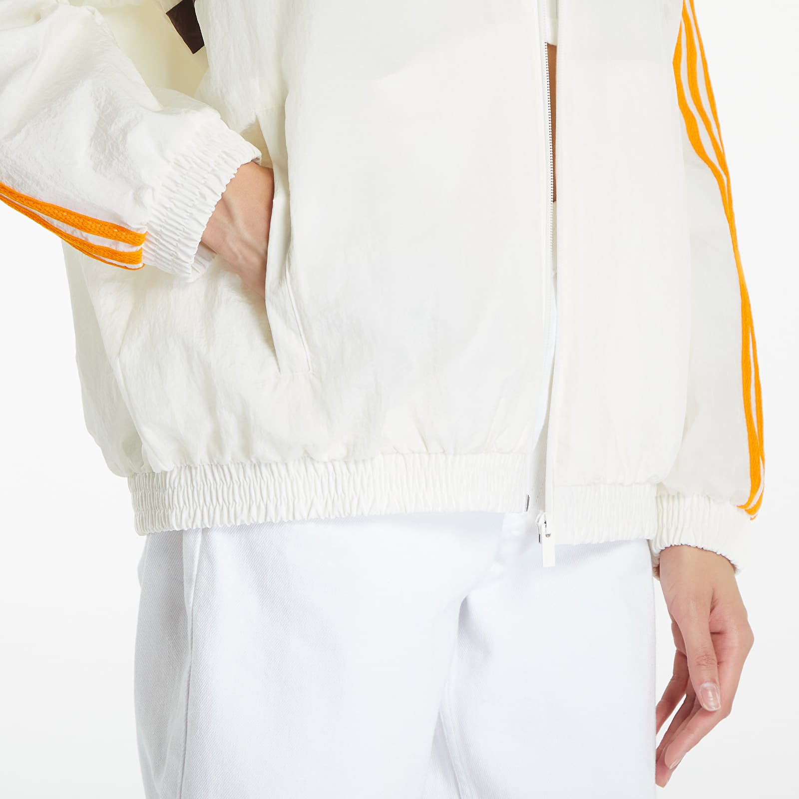 Jachete pentru femei adidas '80S Track Top Off White/ Shadow Brown