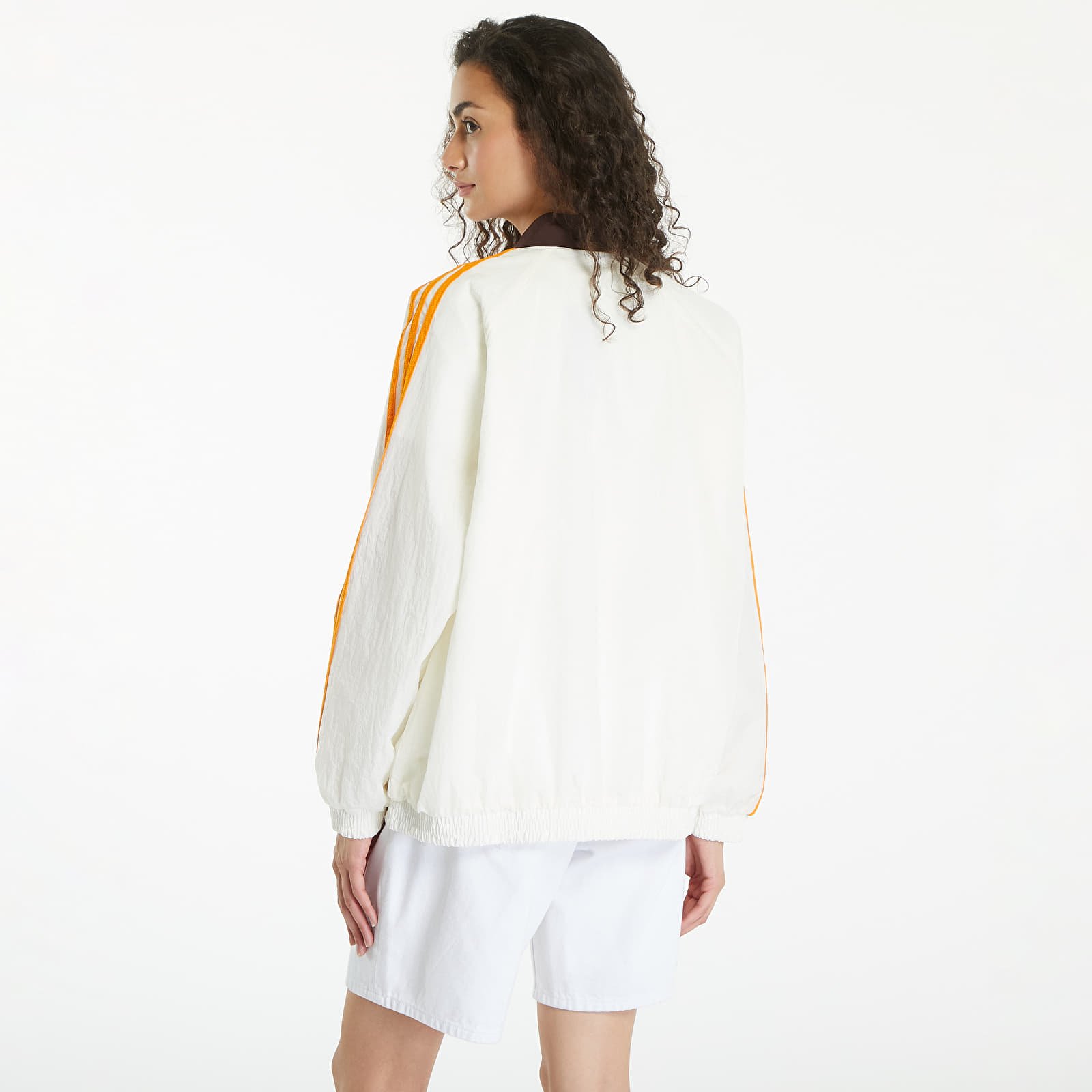 Jachete pentru femei adidas '80S Track Top Off White/ Shadow Brown