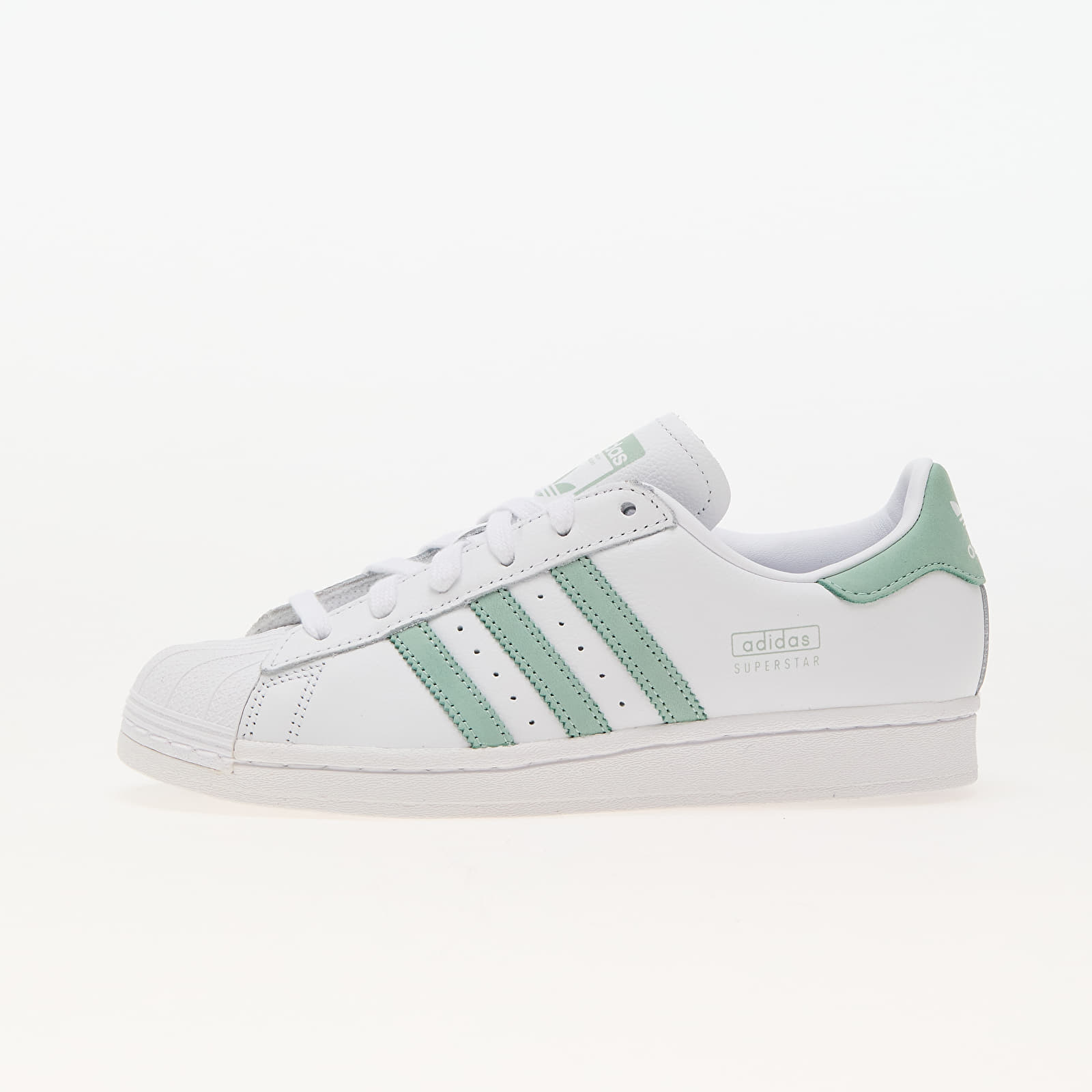 Tenisky adidas Superstar W Ftw White/ Hazy green/ Ftw White EUR 37 1/3