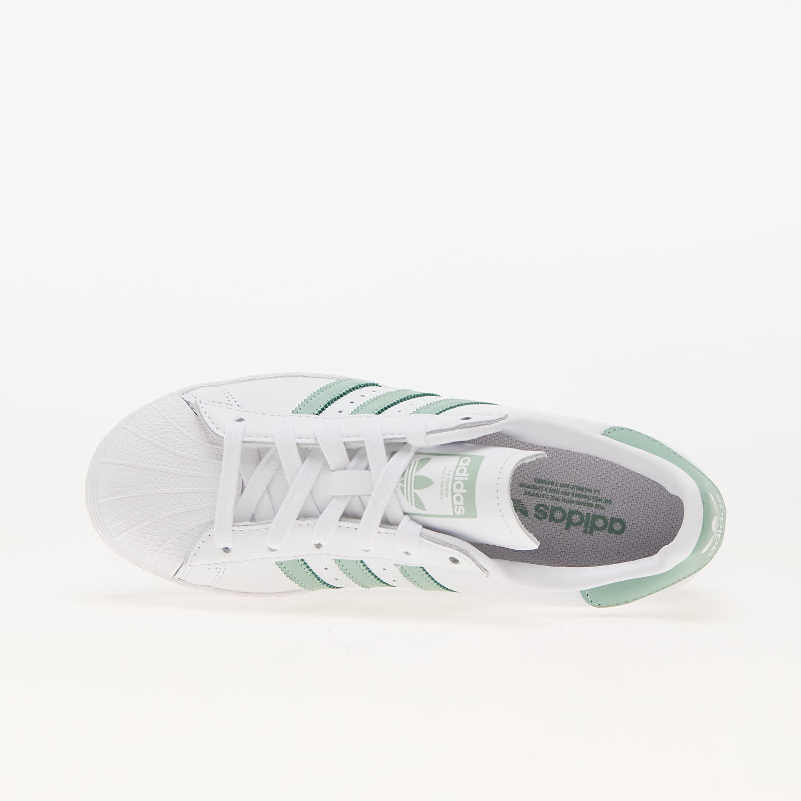 Boty adidas Superstar W Ftw White/ Hazy green/ Ftw White