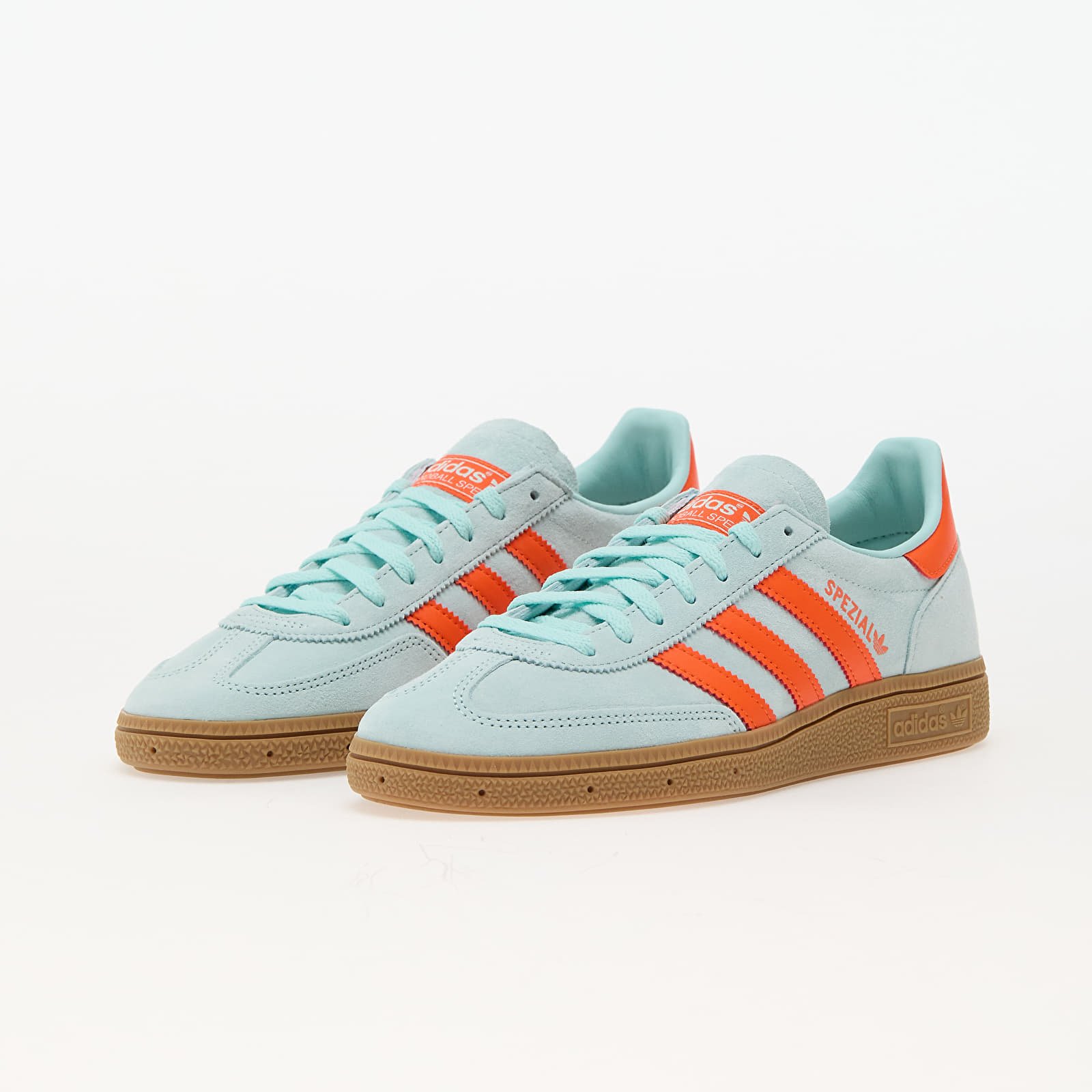 Damskie buty adidas Handball Spezial W Semi Flash Aqua/ Impact Orange/ Gum